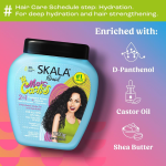 SKALA Mais Cachos 2-in-1 Curl Defining Cream – Leave-In & Deep Conditioning Treatment for Curly Hair (Type 3ABC), Enriched with Shea Butter & Castor Oil, 35.2oz (1kg)